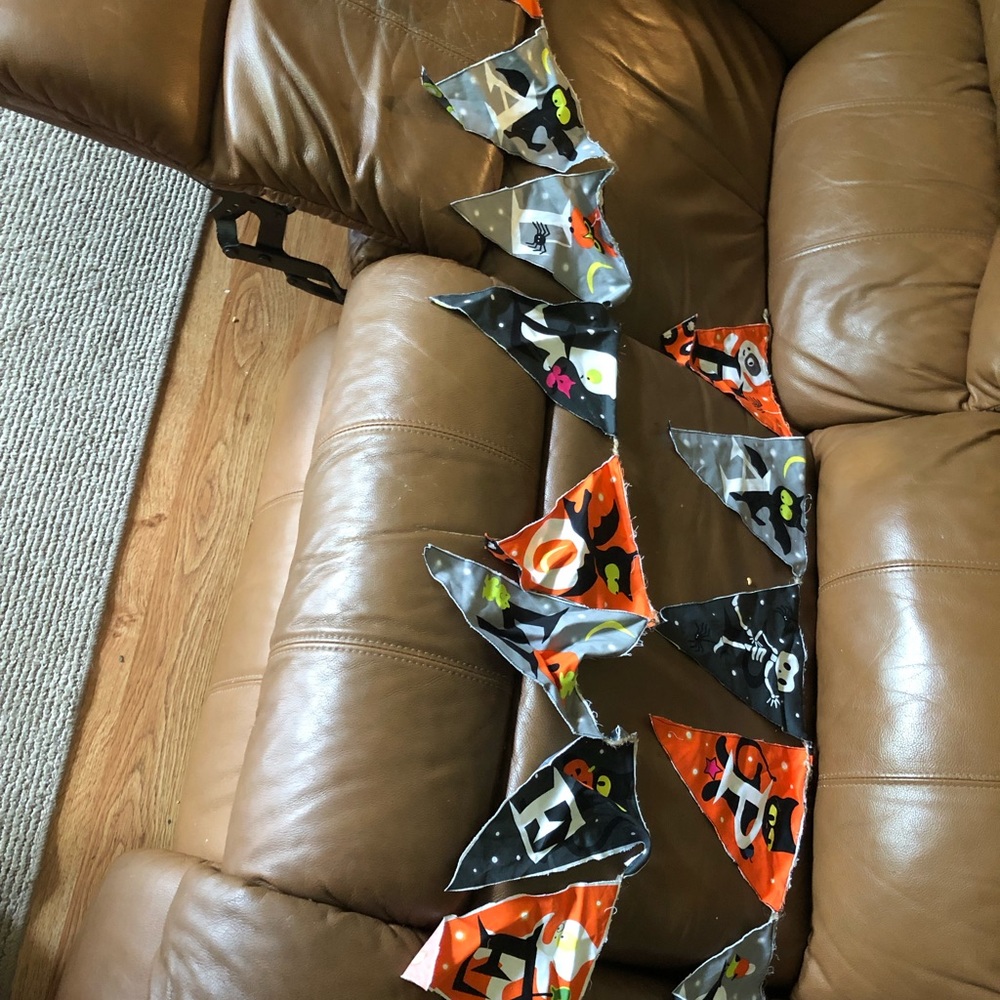 Happy Halloween flag handmade by me
